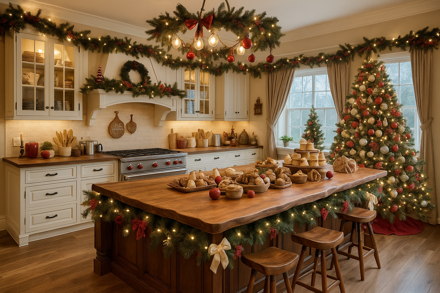 Kitchen Countertops for Christmas 2025