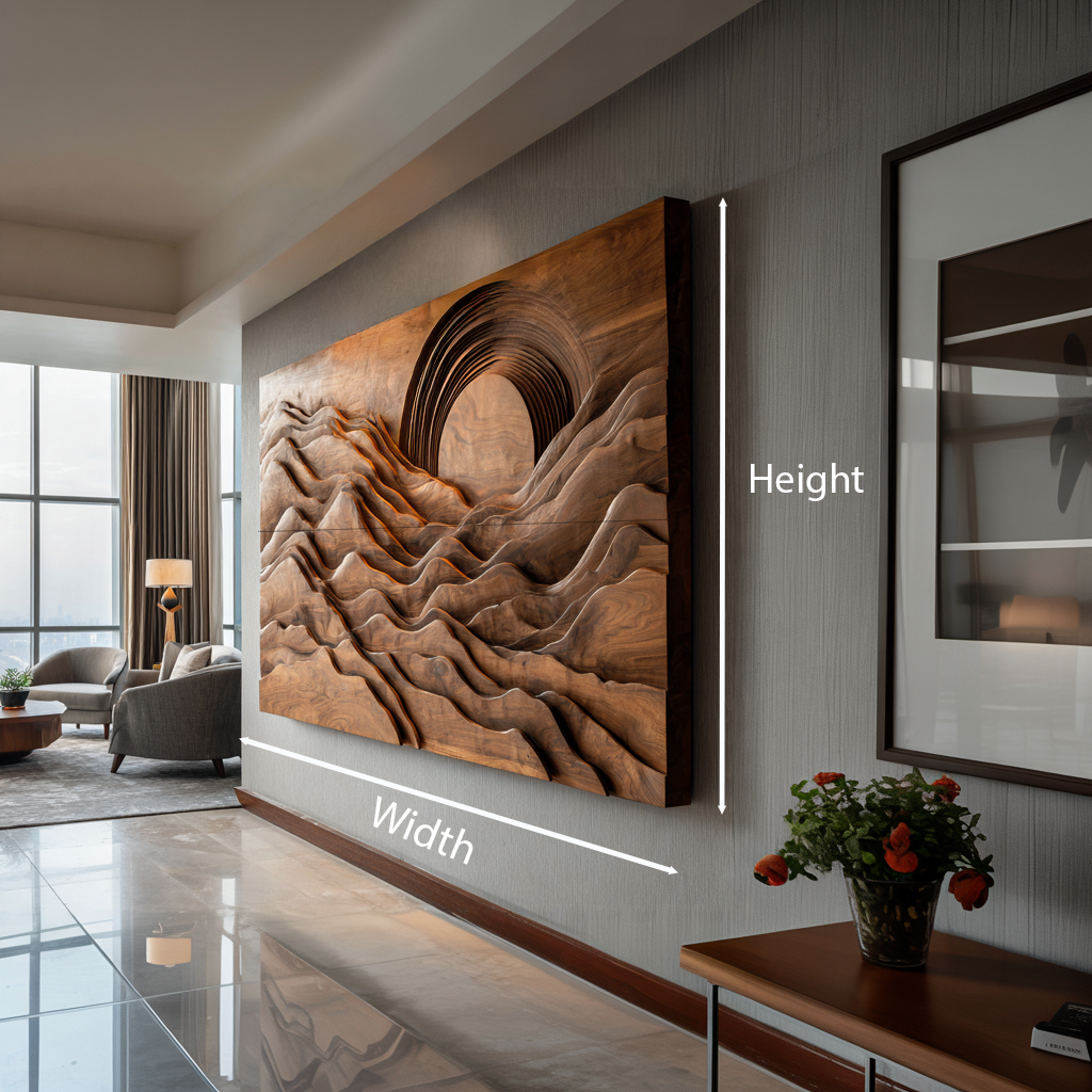 Handcrafted Wall Sculpture For Modern Home Interior