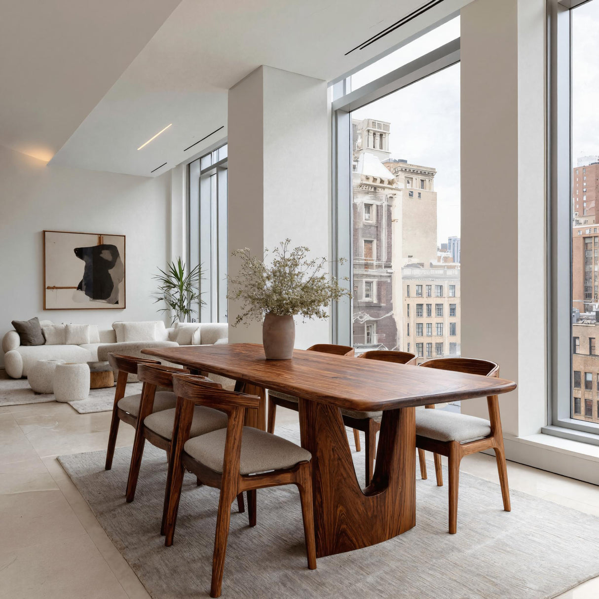 Modern Handcrafted Dining Table For Dining Room