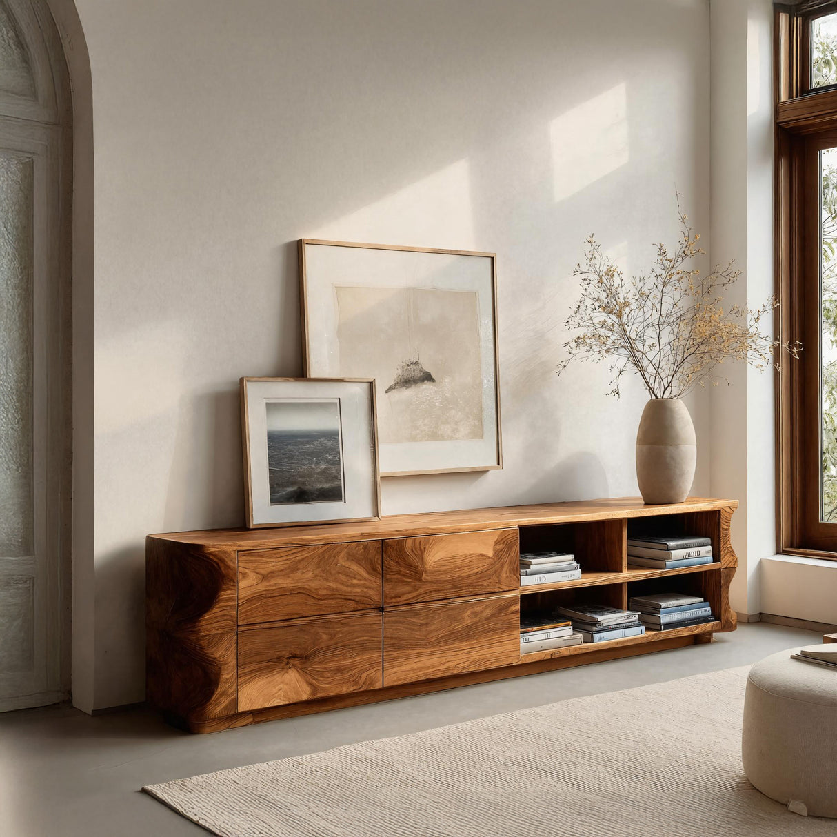 Quiet Luxury Modern Sideboard Cabinet For Living Room