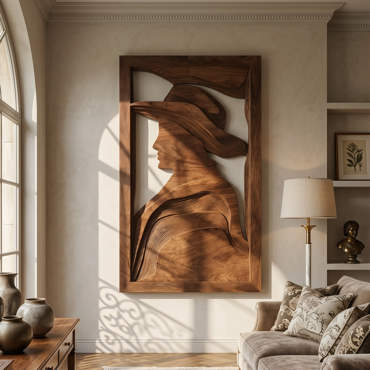 Rustic Western Figure Wall Art For Entryway Decor