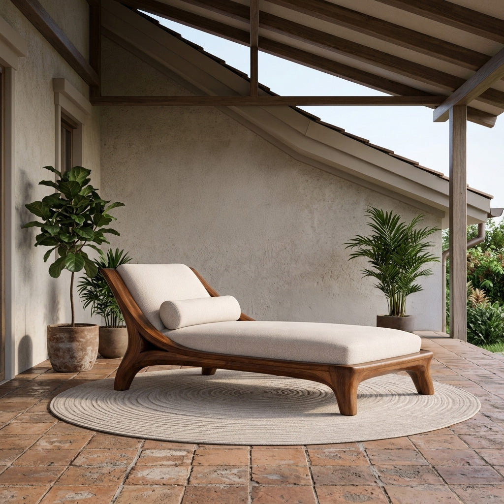 Modern Organic Wooden Sofa For Living Room Furniture