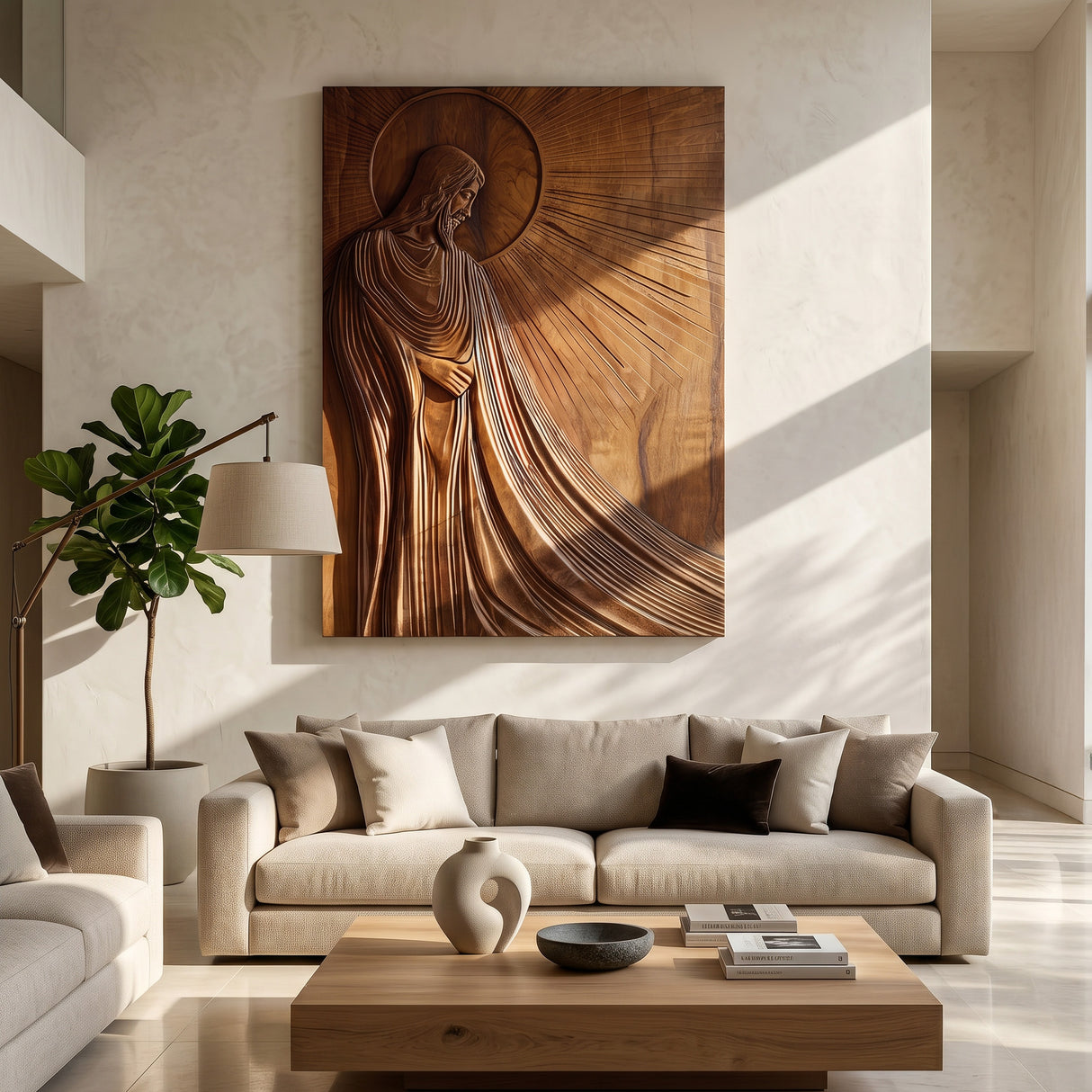 Contemporary Religious Wall Art For Living Room