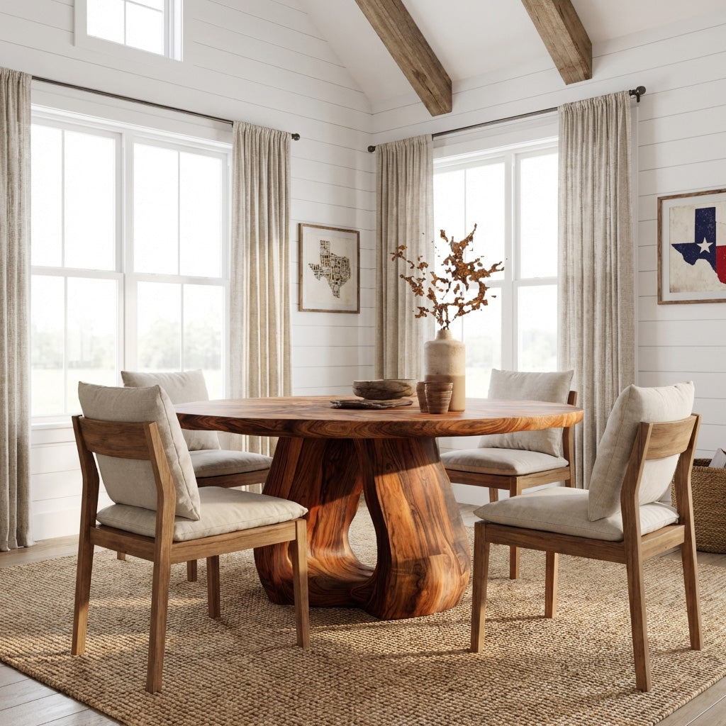 Contemporary Wooden Dining Table For Dining Area