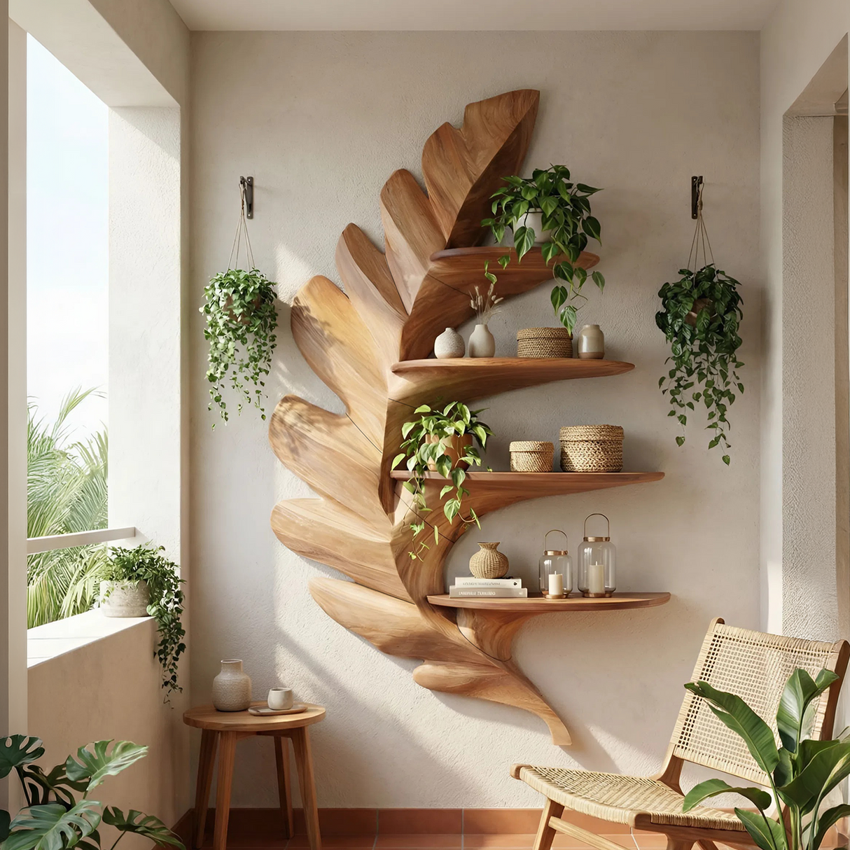 Contemporary Wall Shelf For Home Entrance Decor