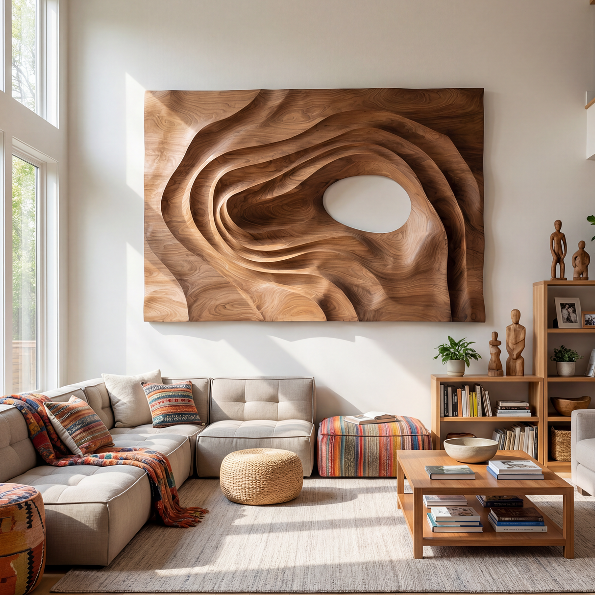 Modern Artistic Wall Art Panel For Bedroom Interior