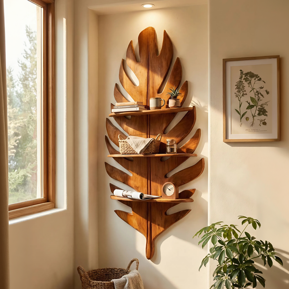 Modern Wall Shelf For Dining Room Display