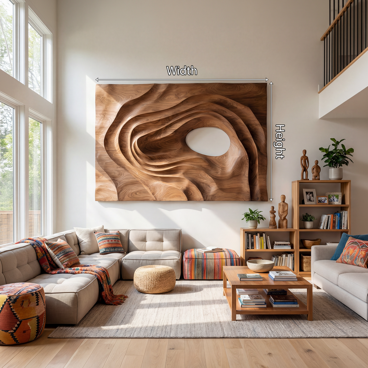 Modern Artistic Wall Art Panel For Bedroom Interior