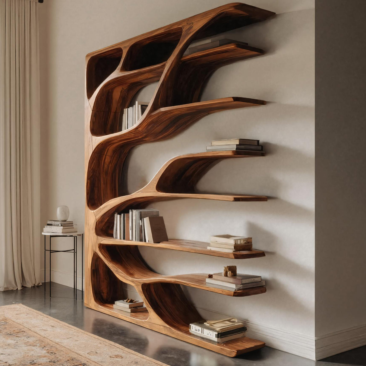 Modern Statement Bookshelf For Home Interiors Decor