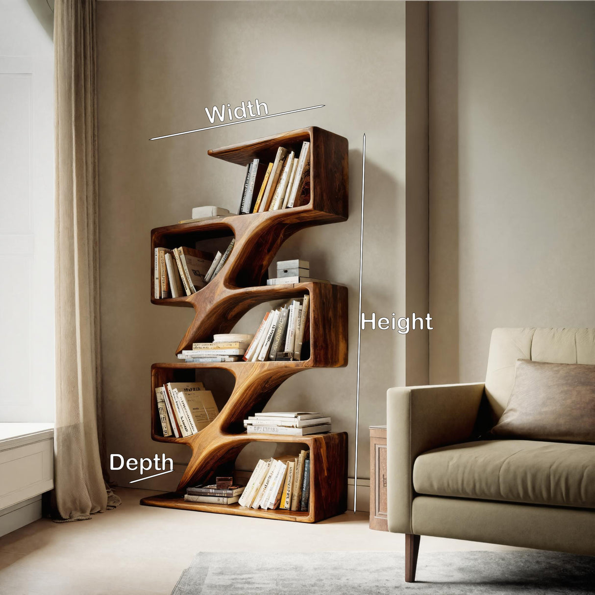 Modern Wall Shelf For Living Room Or Bedroom