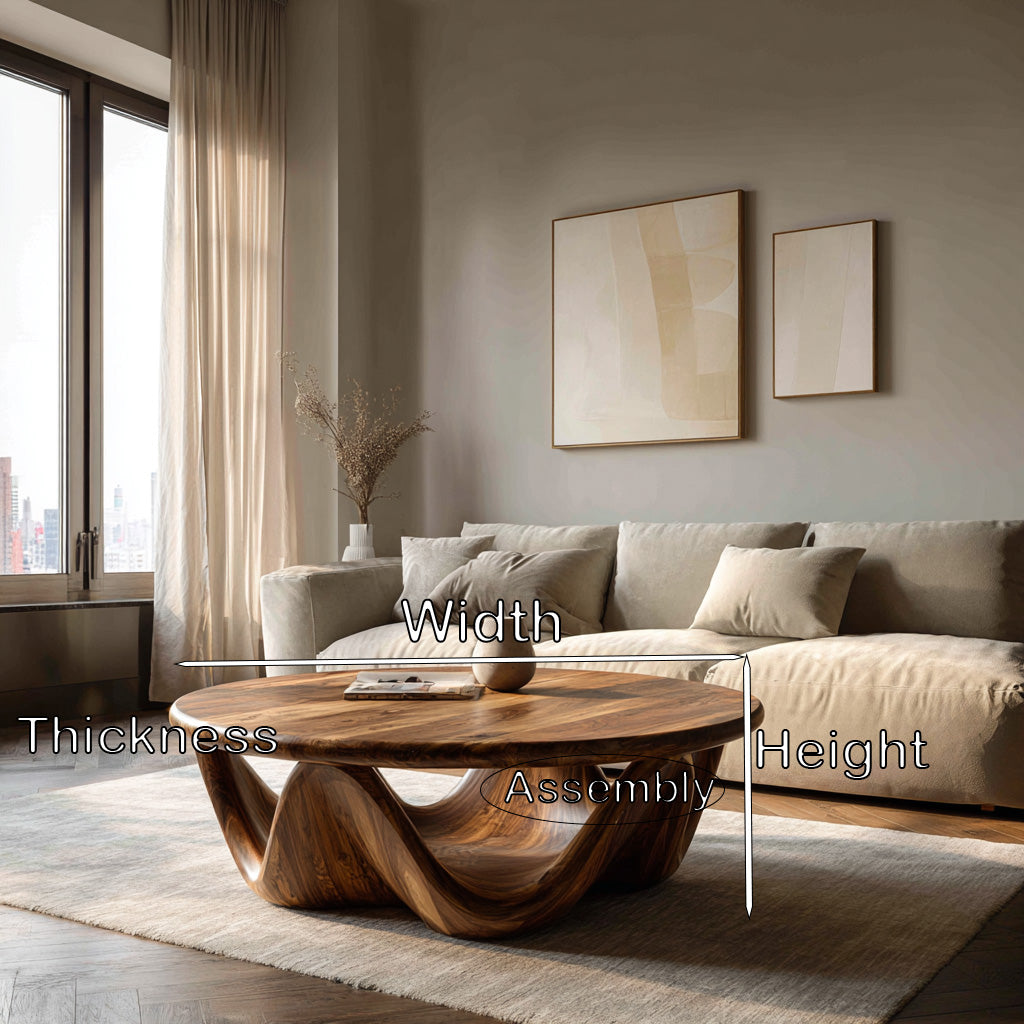 Mid Century Wooden Coffee Table For Home Decor