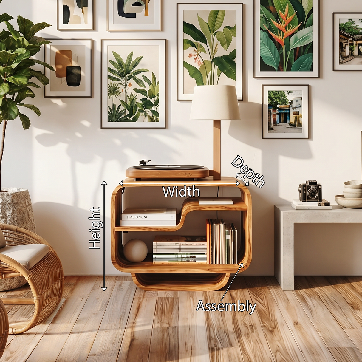 Farmhouse Style Media Cabinet For Entryway Decor