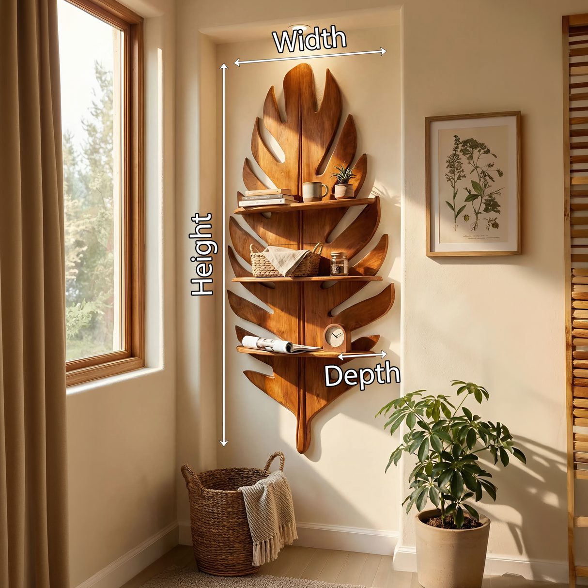 Modern Wall Shelf For Dining Room Display