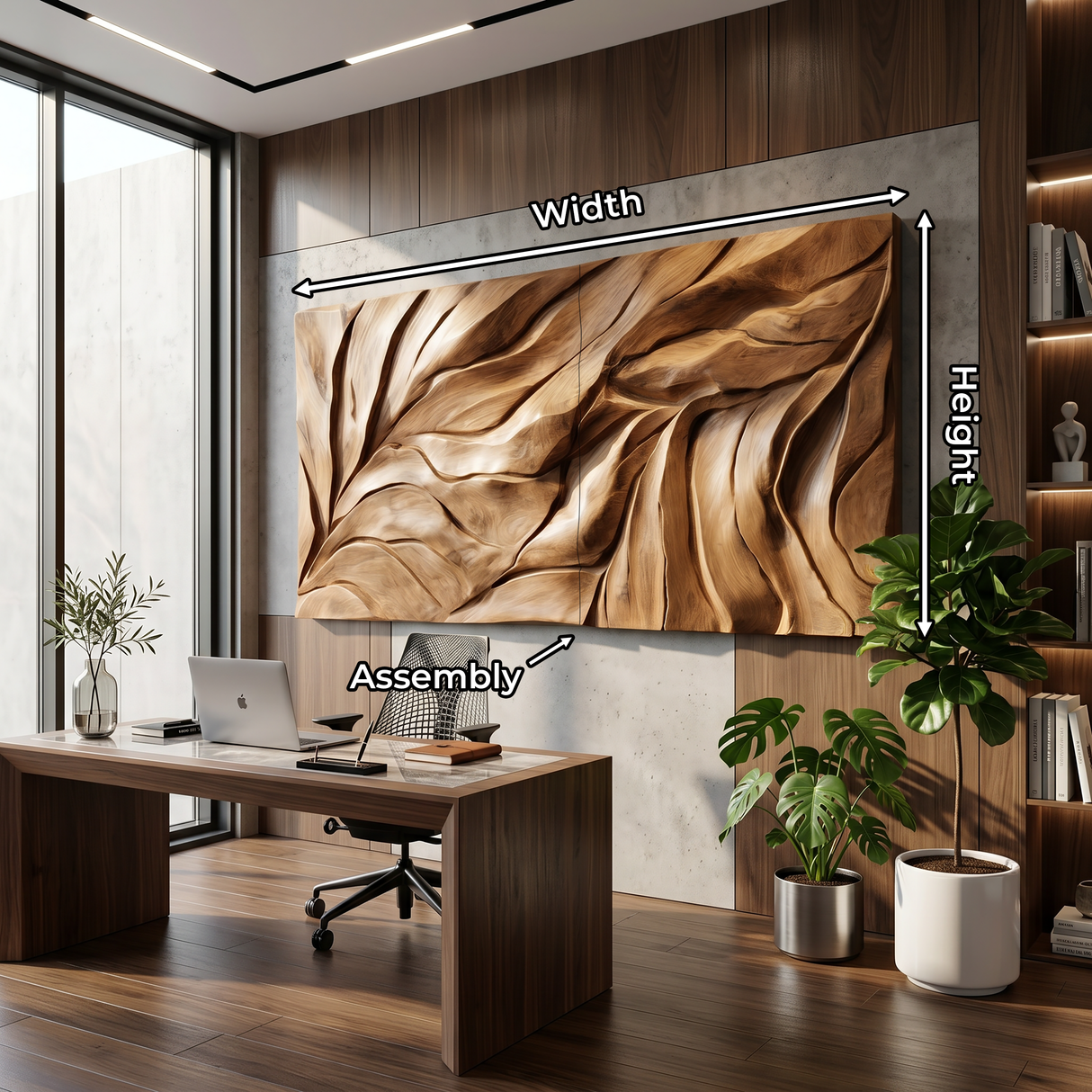 Contemporary Wall Art With Abstract Texture For Office