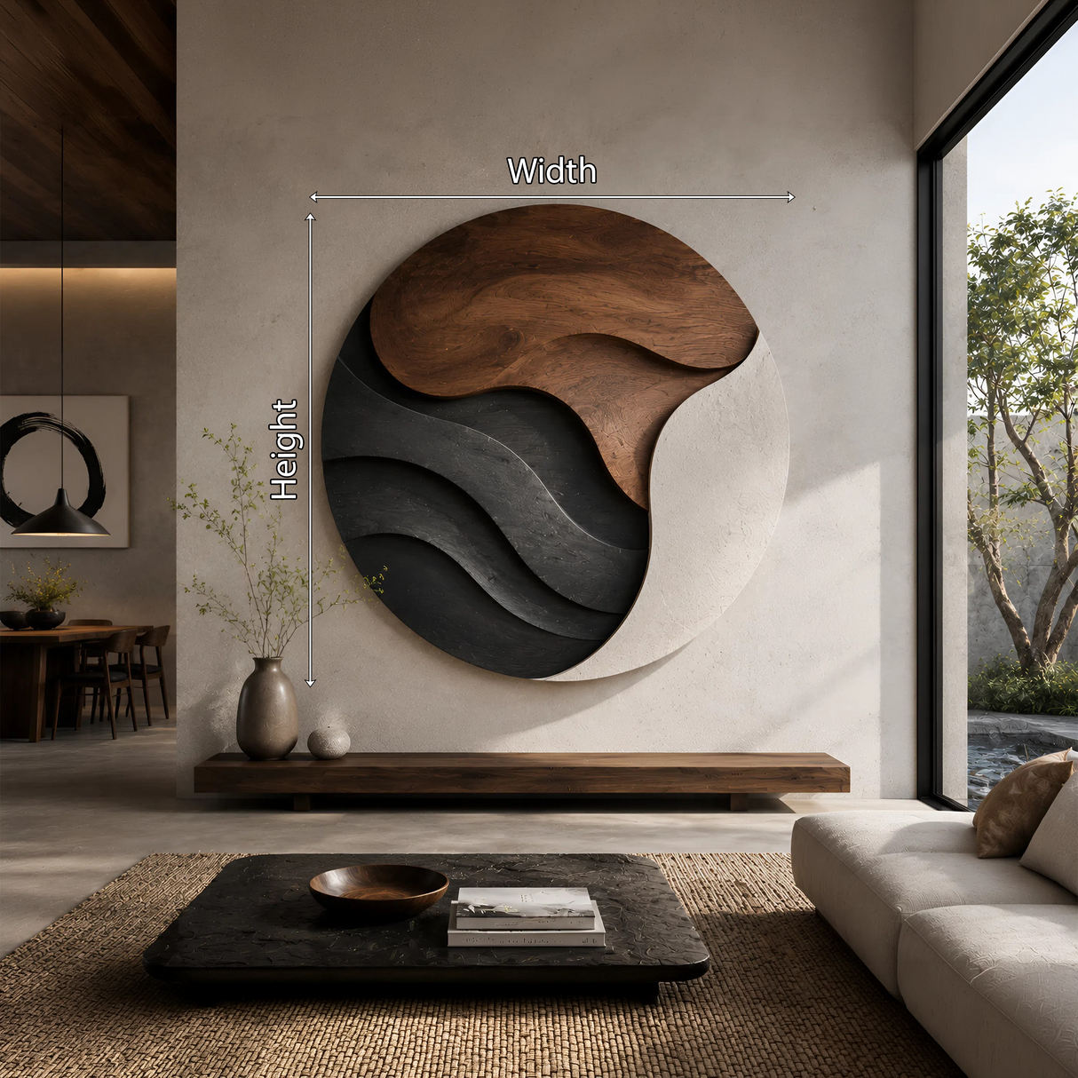 Modern Dimensional Wall Art For Contemporary Interior Design