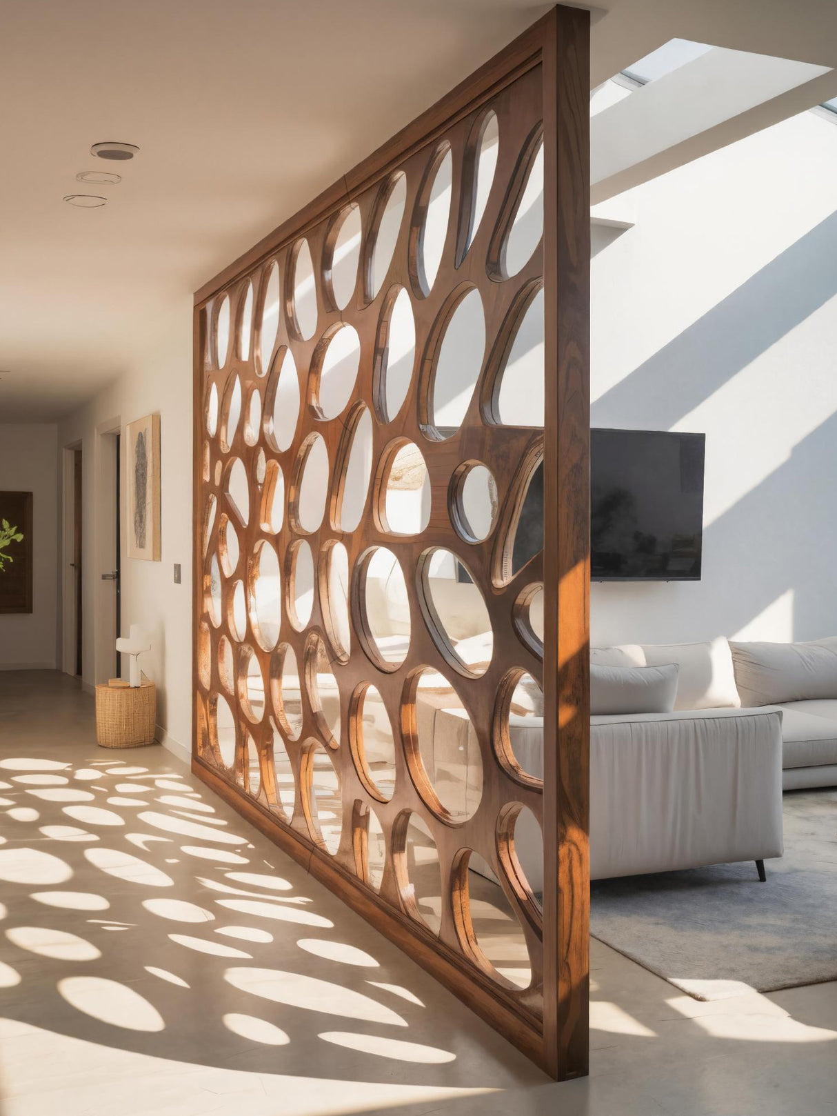 Modern Oval Room Divider For Living Room