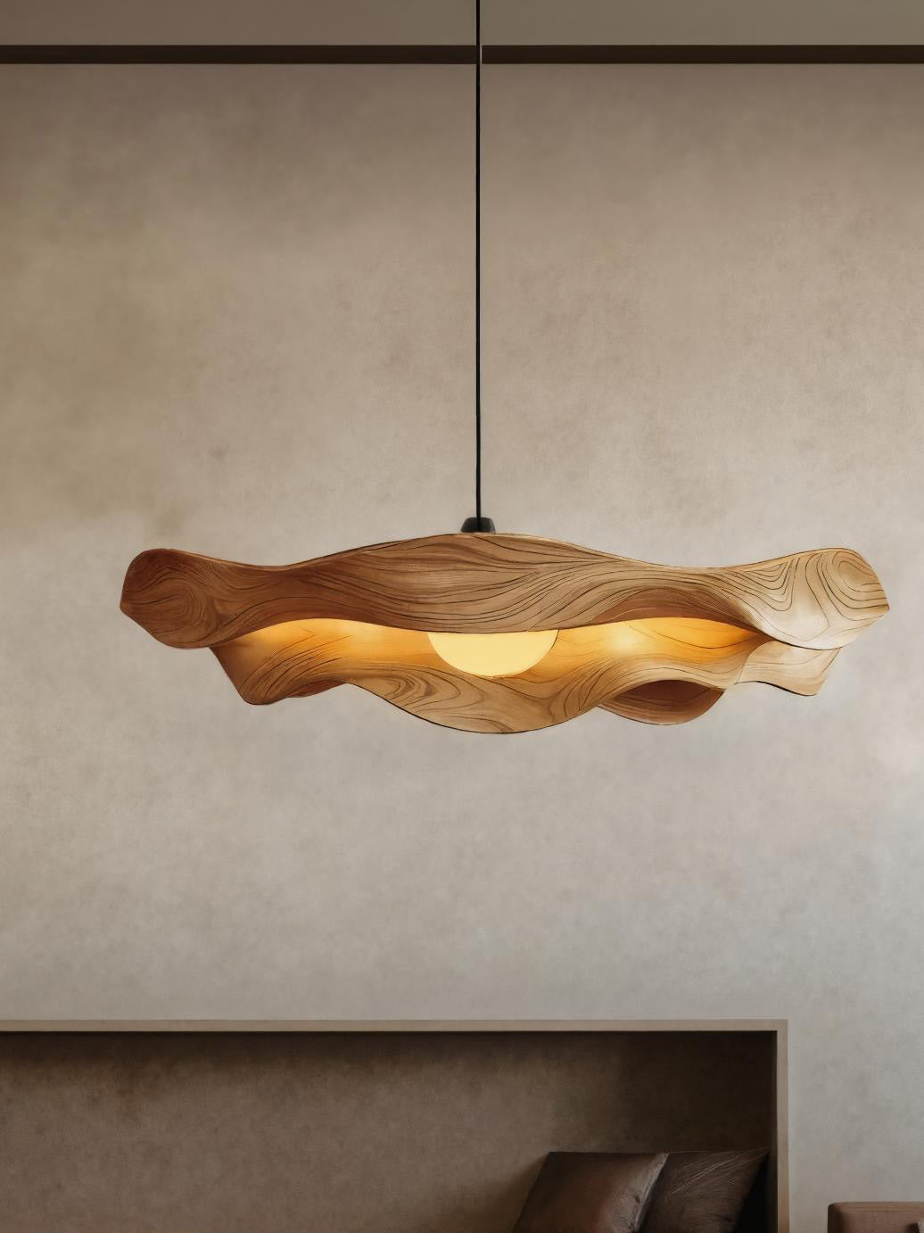 Modern Sculptural Pendant Light For Living Room