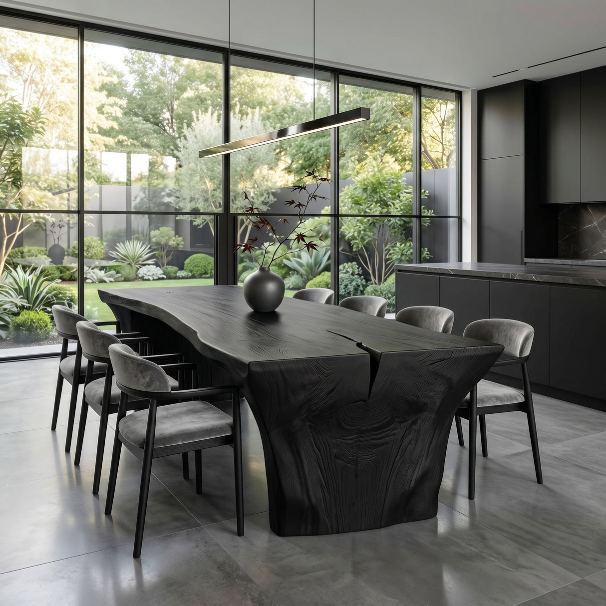 Wabi Sabi Handcrafted Dining Table For Dining Room