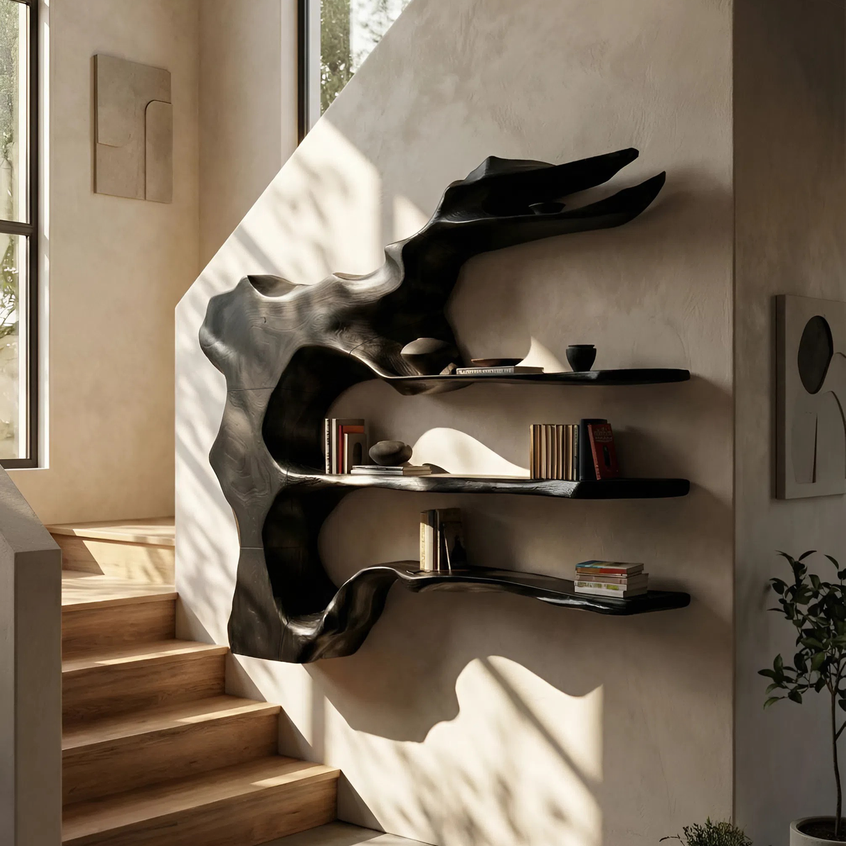 Modern Floating Shelves For Bedroom Wall Storage Organizer