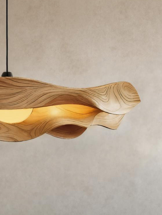 Modern Sculptural Pendant Light For Living Room