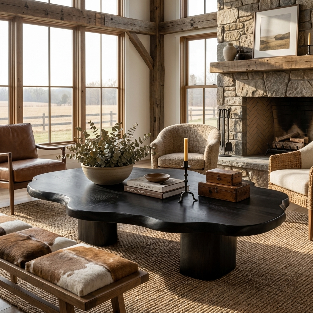 Modern Wooden Coffee Table For Contemporary Interior