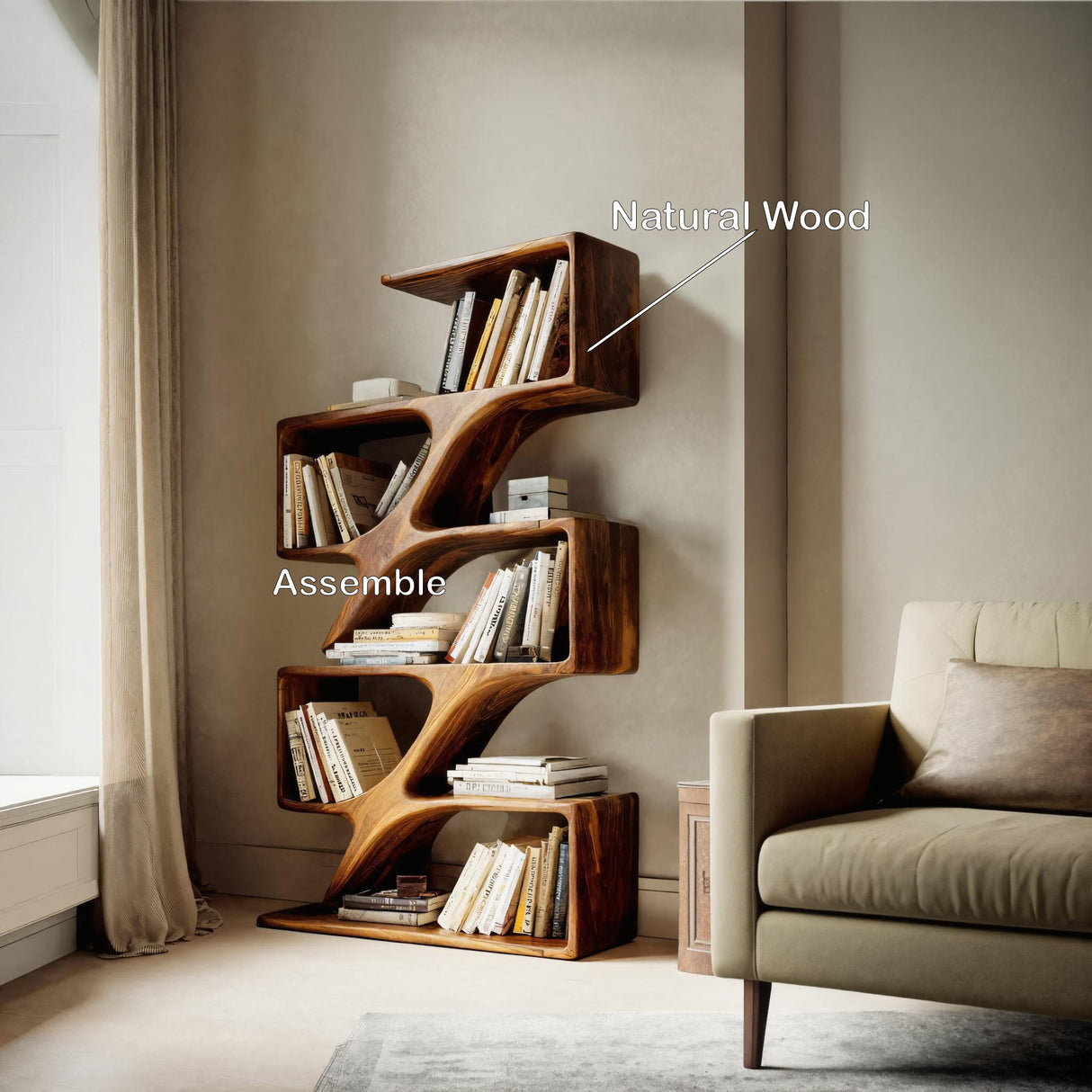 Modern Wall Shelf For Living Room Or Bedroom