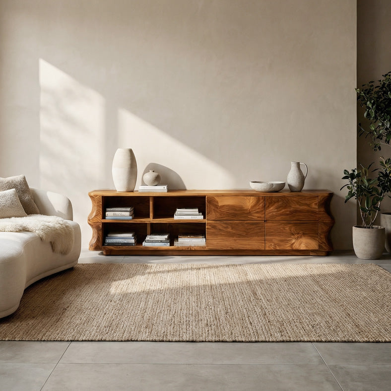 Quiet Luxury Modern Sideboard Cabinet For Living Room