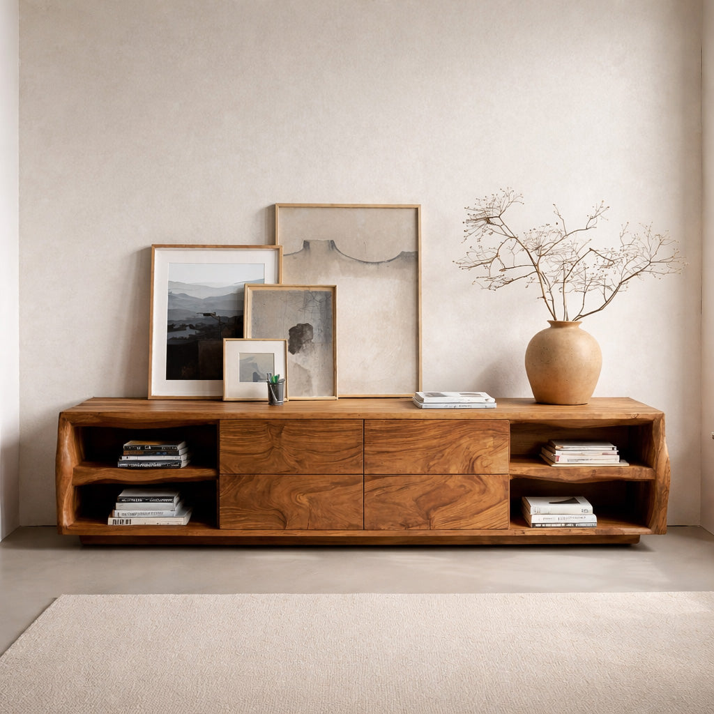 Modern Organic Sideboard Console Storage For Living Room
