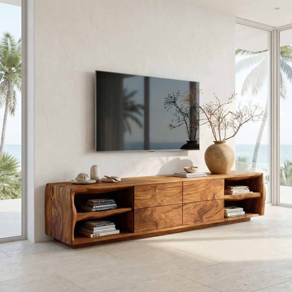 Modern Organic Sideboard Console Storage For Living Room