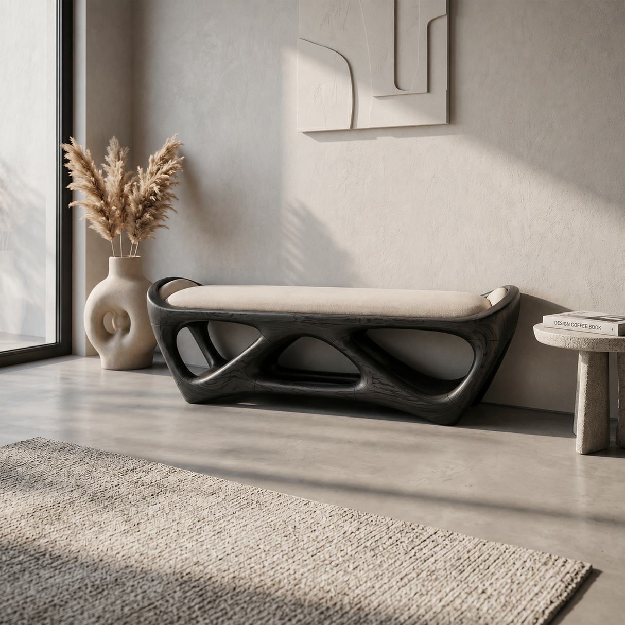 Designer Wooden Bench Creative Studio