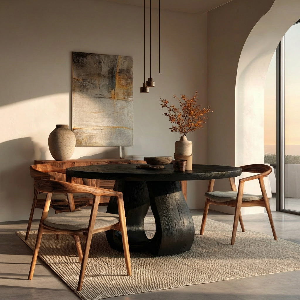 Contemporary Wooden Dining Table For Dining Area