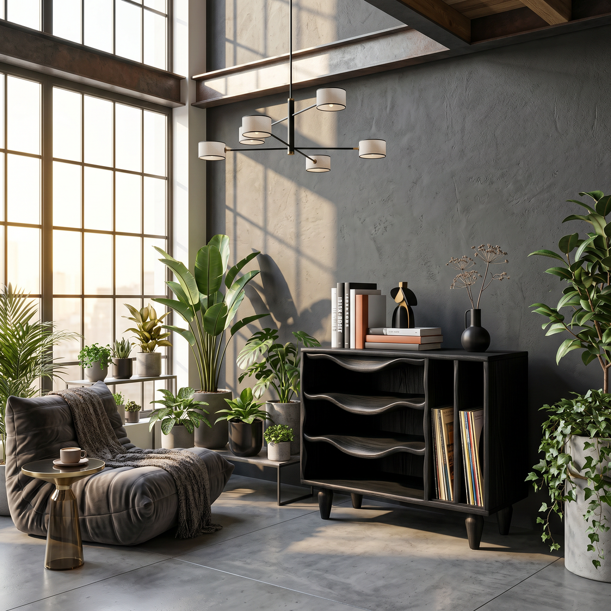 Minimalist Audio Console Stand For Entertainment Interior Area