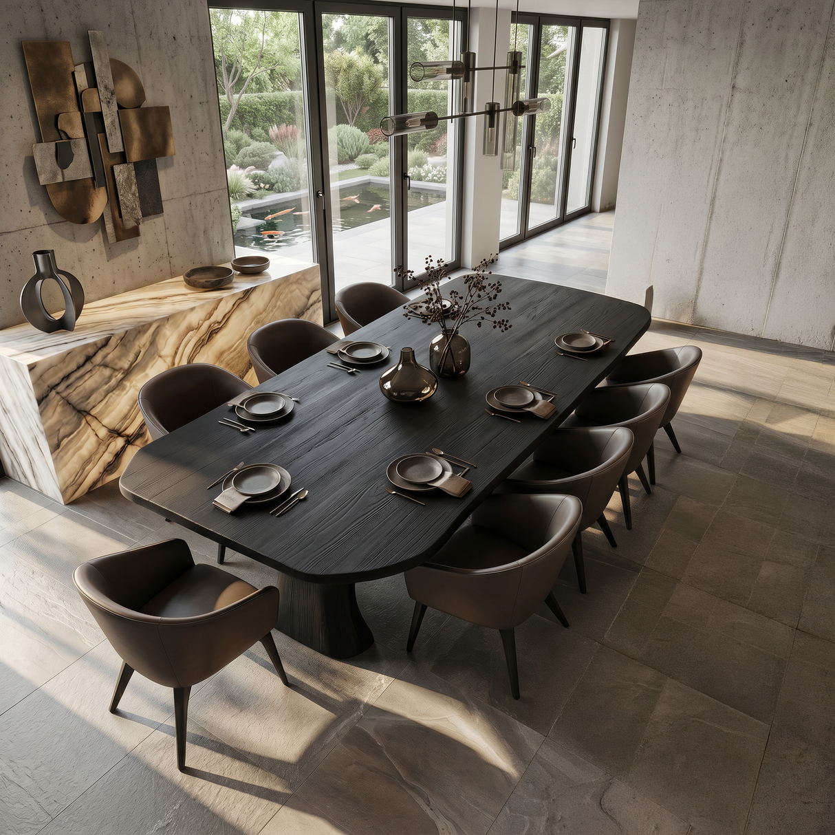 Contemporary Dining Table For Kitchen And Dining Areas