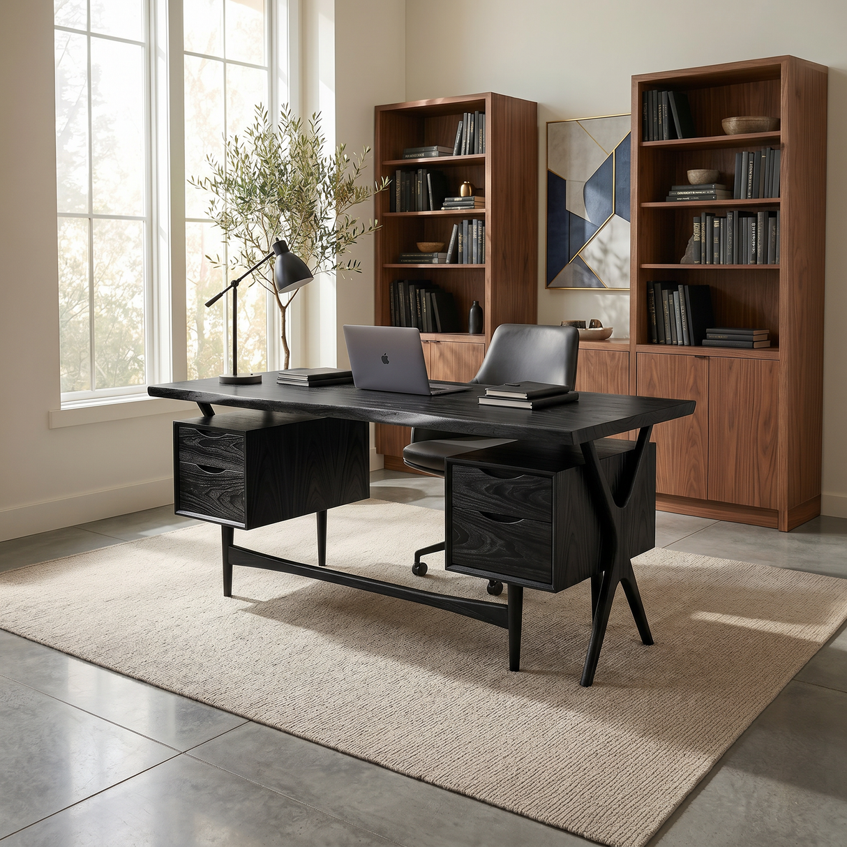 Organic Corner Executive Desk Home Office
