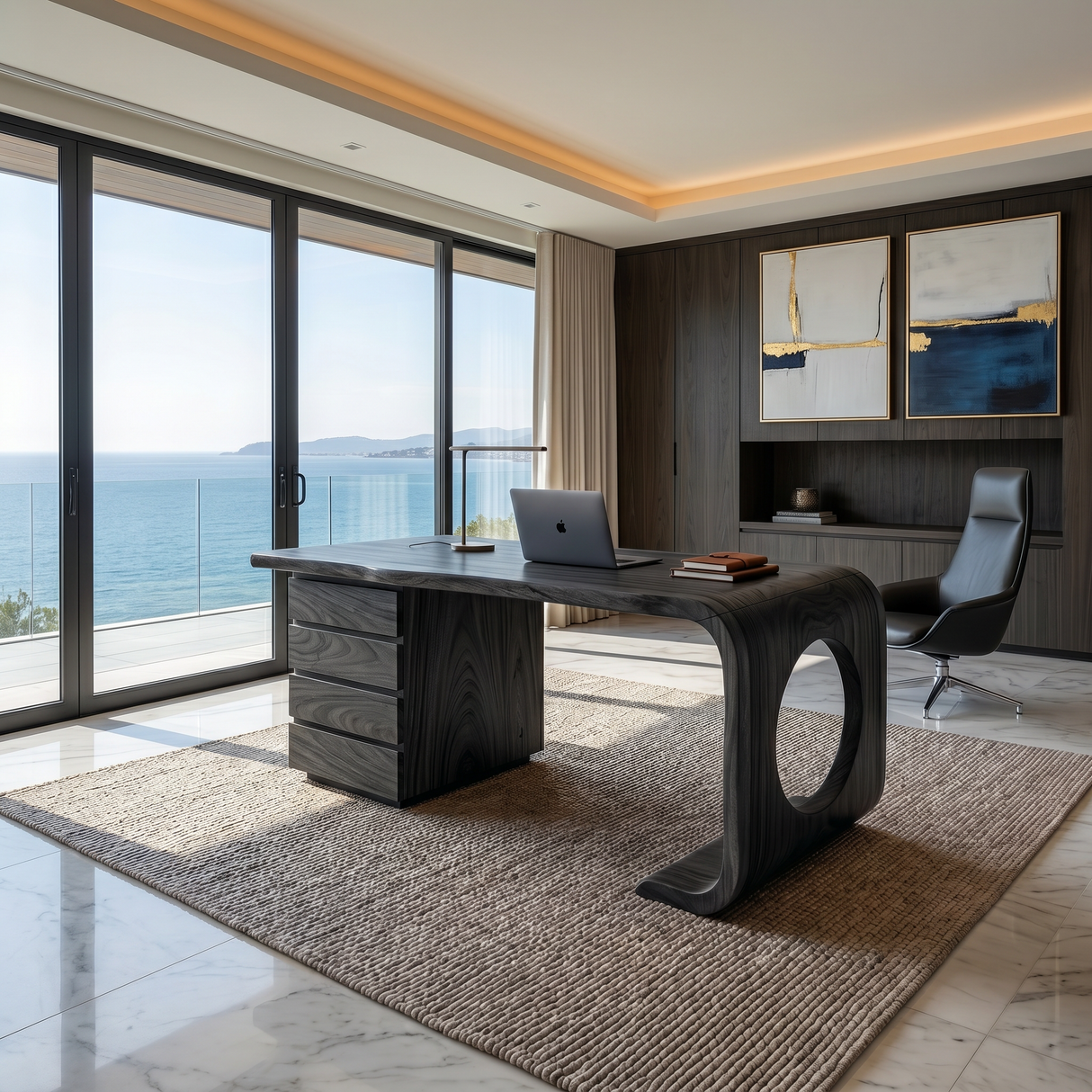 Contemporary Executive Desk Garden Office