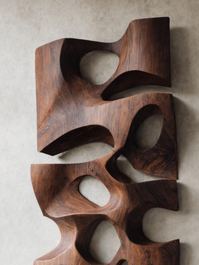 Modern Abstract Wall Sculpture For Living Room
