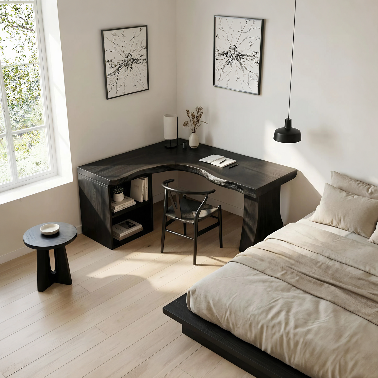 Modern L Shaped Desk For Seamless Corner Workspace