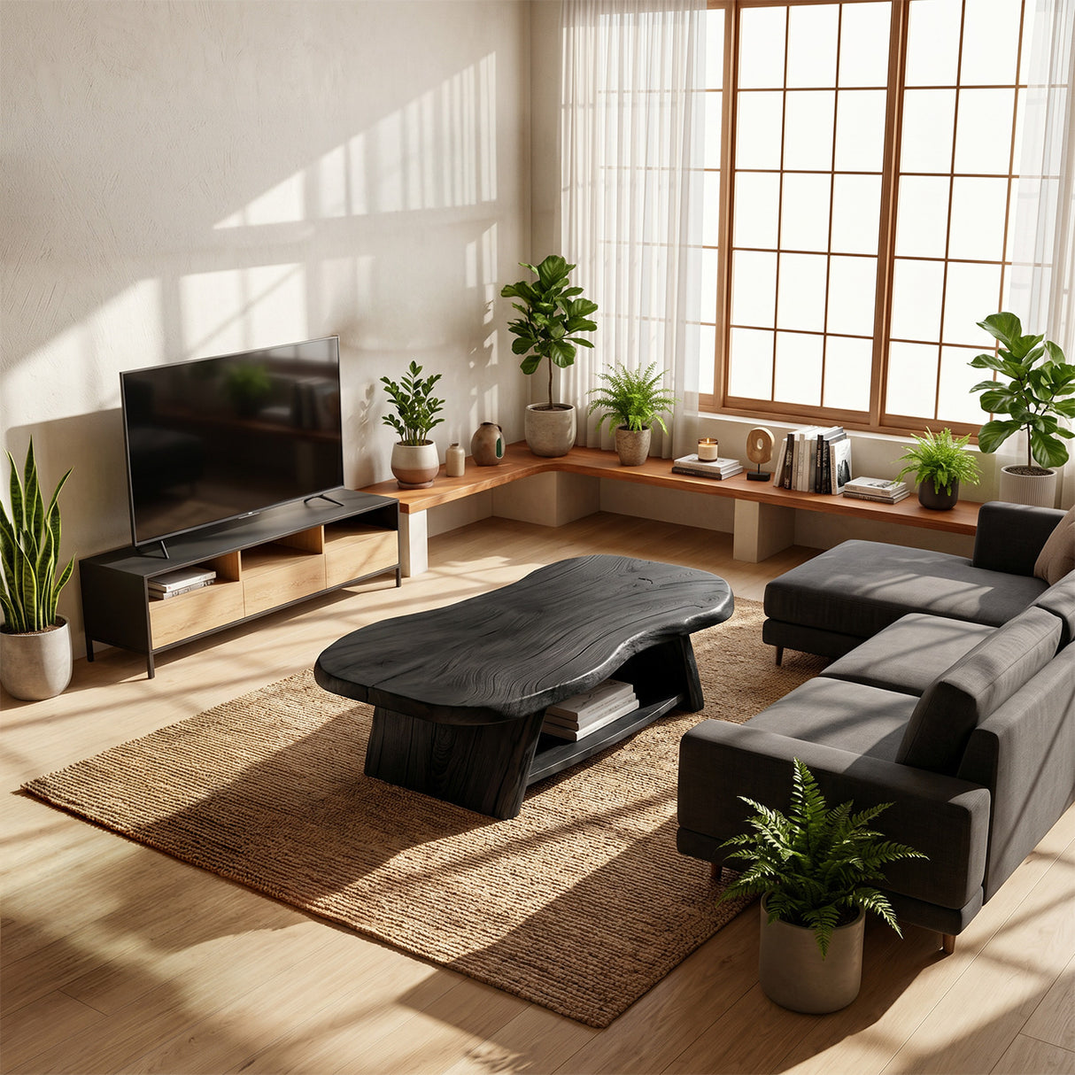 Modern Solid Wood Coffee Table For Living Roomdecor And Interior Design