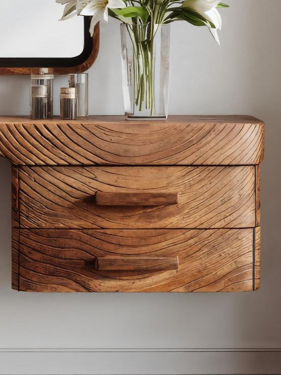 Artistic Floating Vanity Table For Bedroom