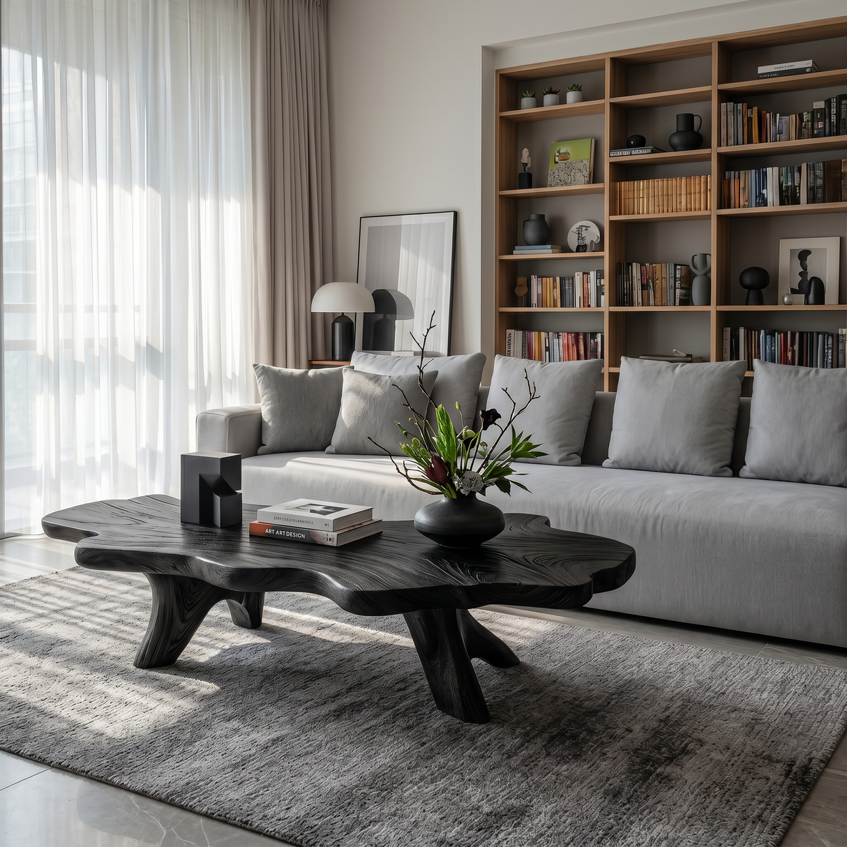 Handcrafted Low Table For Artisan Living Room
