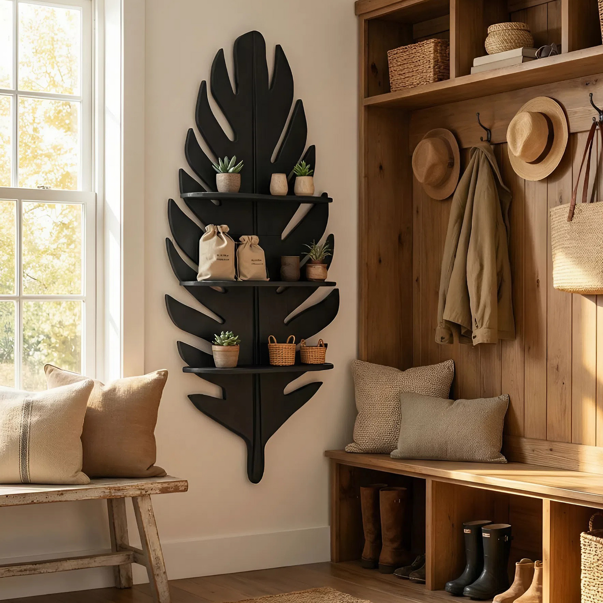 Modern Wall Shelf For Dining Room Display
