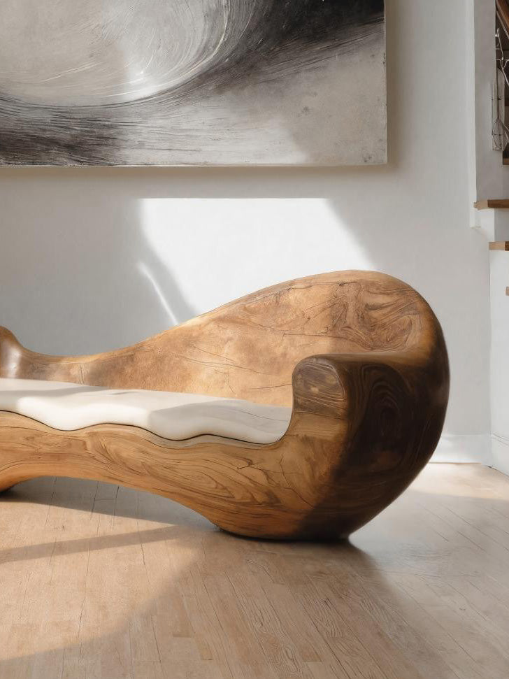 Artistic Sofa With Organic Design For Living Room