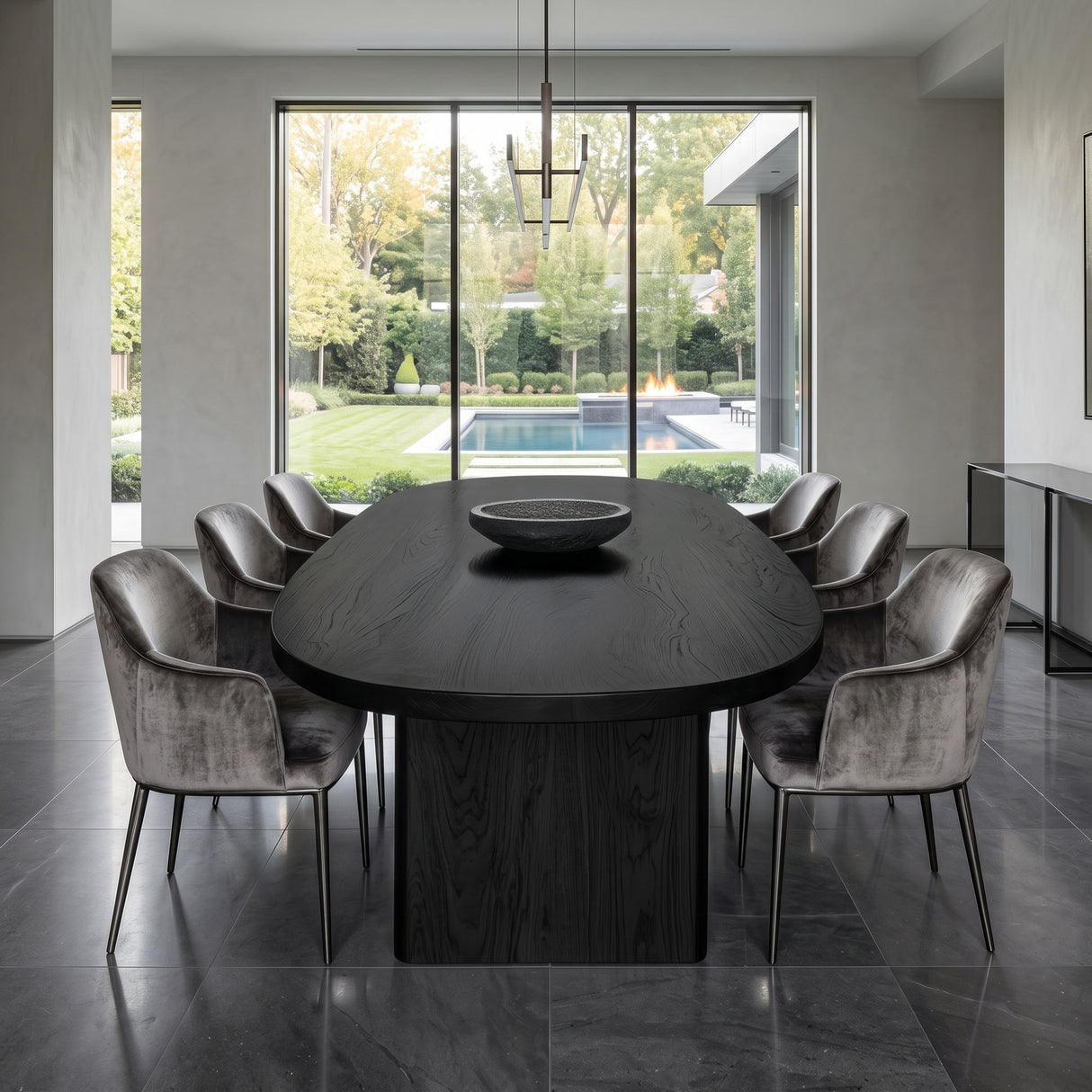 Contemporary Oval Dining Table For Dining Room