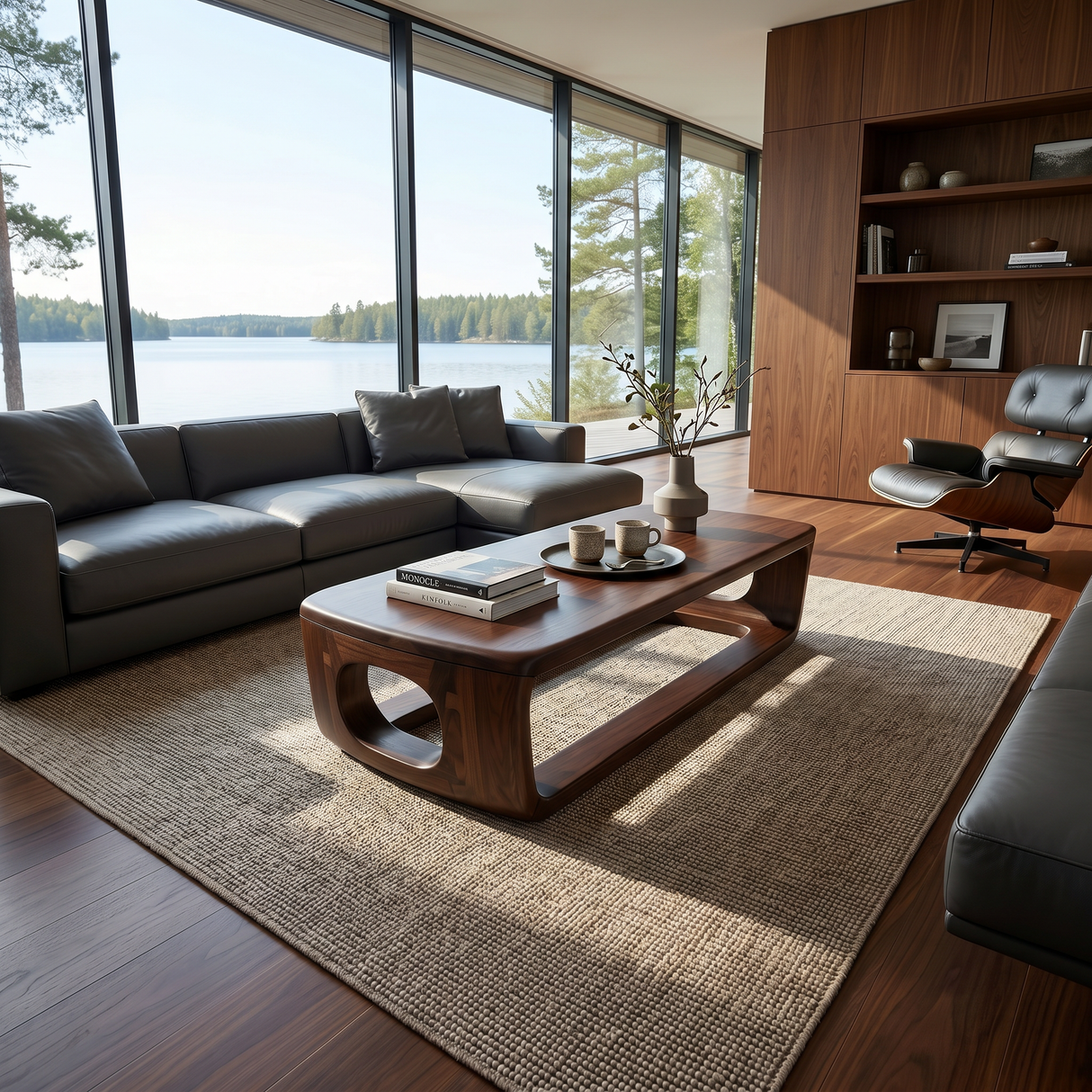 Luxury Storage Coffee Table For Lake House