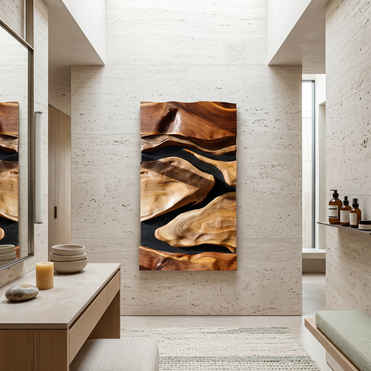 Organic Flow Wall Art For Contemporary Interior
