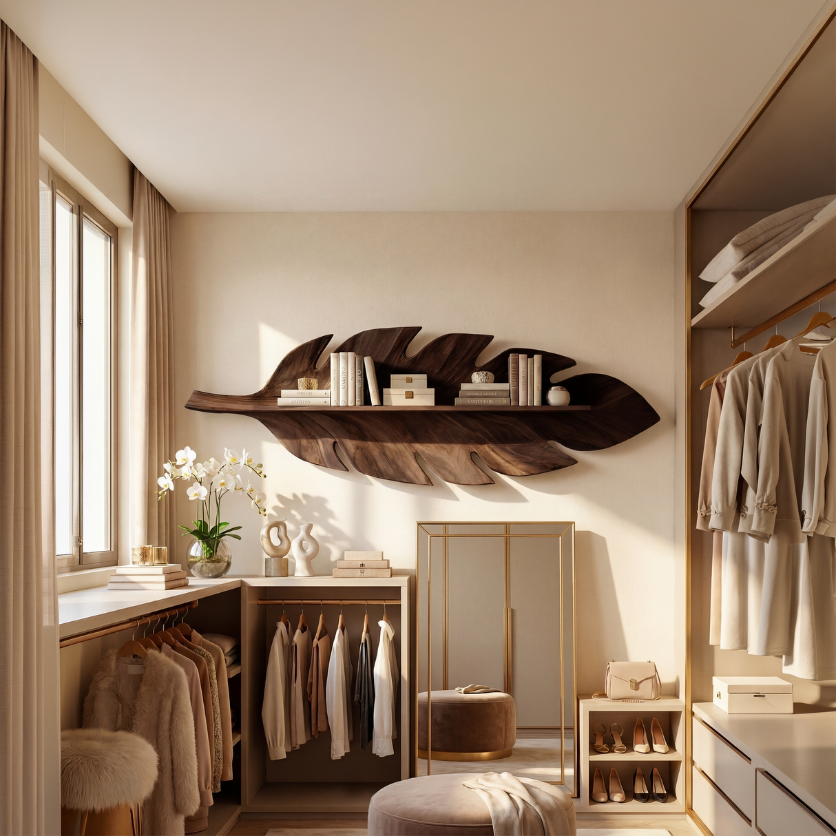 Minimalist Shelving Unit For Study Room Display