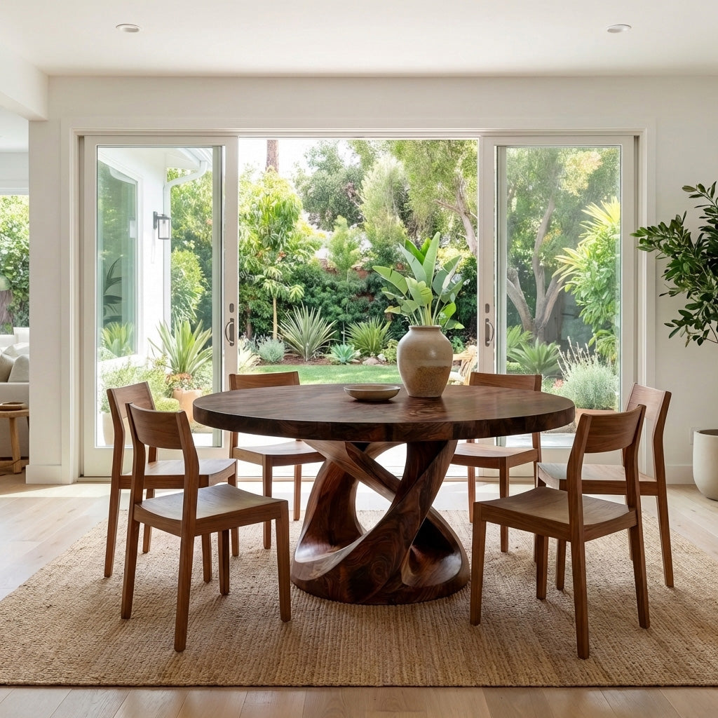 Modern Pedestal Dining Table For Dining Room Furniture