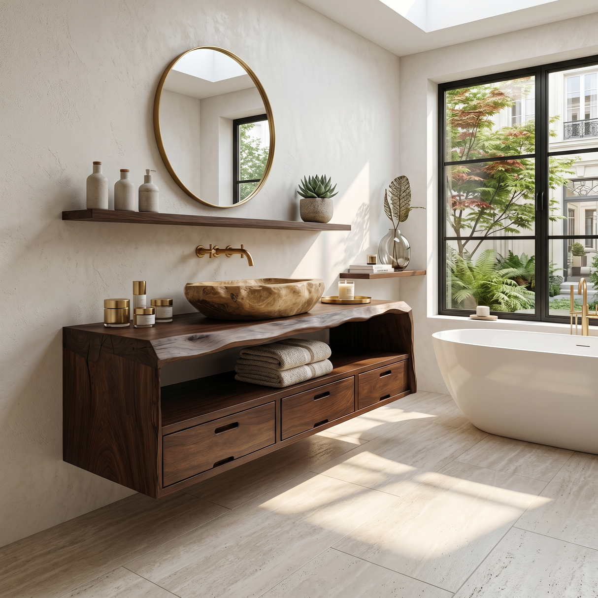 Farmhouse Floating Vanity For Bathroom Storage Ideas