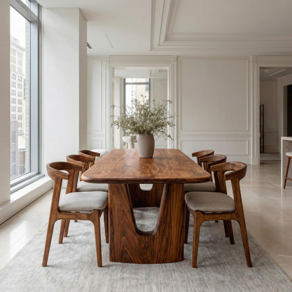 Modern Handcrafted Dining Table For Dining Room – ET Woodcrafts