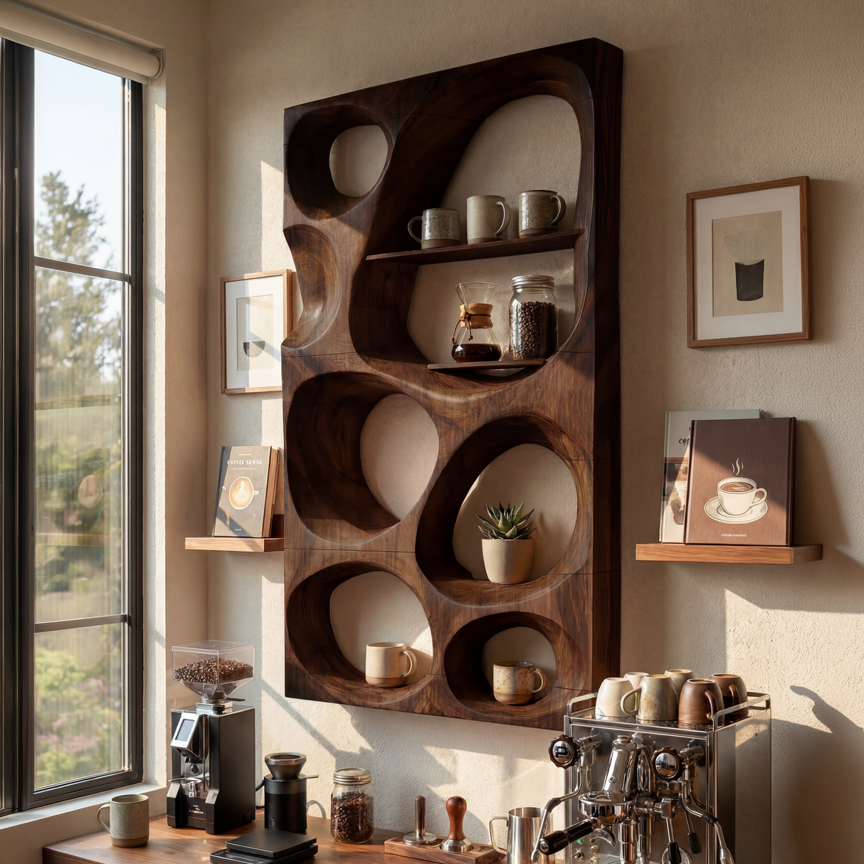 Modern Shelving Unit For Office Storage Setup
